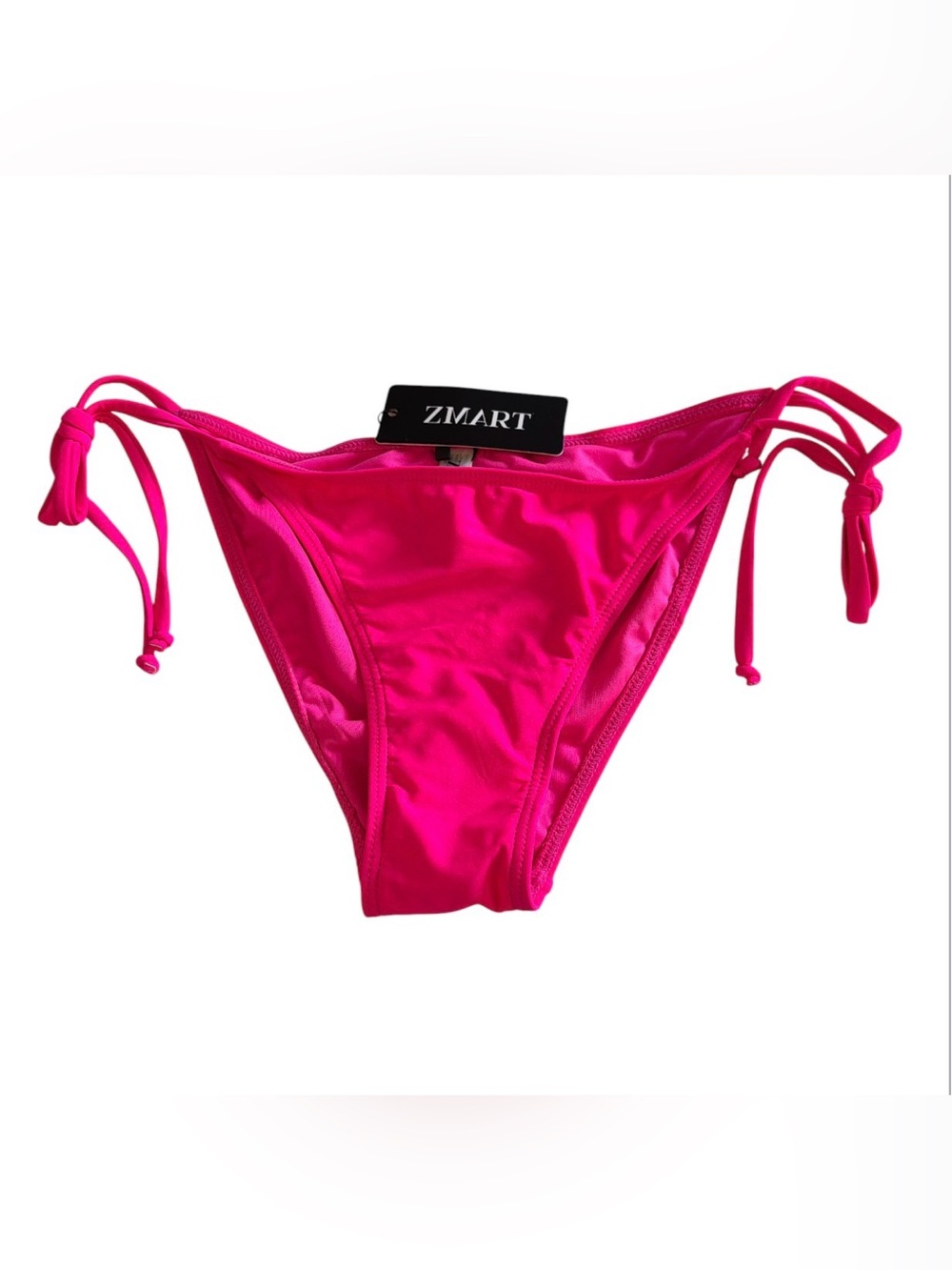 ZMART NWT Women's Hot Pink Tie-Side Bikini Bottom